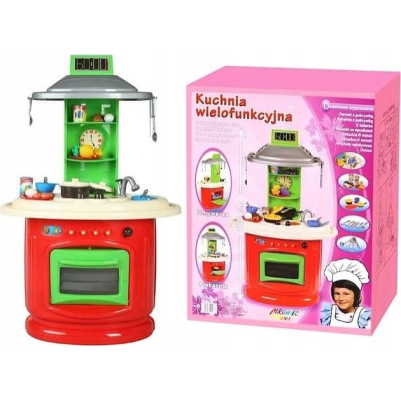 Marmat Bērnu virtuve 100x64 cm ar aksesuāriem Marmat 0037