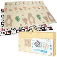 Bocioland Saliekams izglītojo&scaron;s paklājiņ&scaron; SMALL BEAR 150x200 cm BL124 [A]