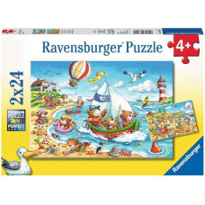 Ravensburger Puzzle 2x24 pcs Seaside Holiday