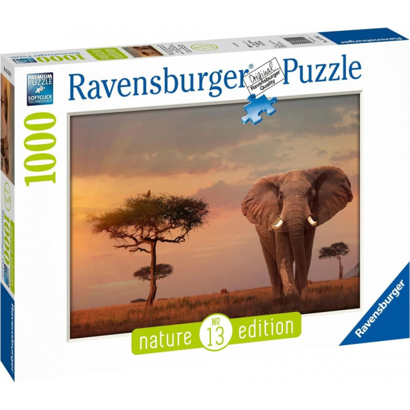 Ravensburger Puzzle 1000 Elephant of the Masai Mara
