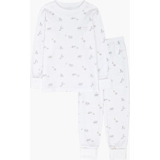 Livly Clothing Livly Komplekts Swans 2 Piece Set White
