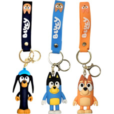 BRELOK GUMOWY BLUEY 3 WZORY