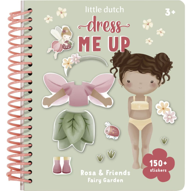 Little Dutch Dress me up book Rosa & Friends Fairy Garden
