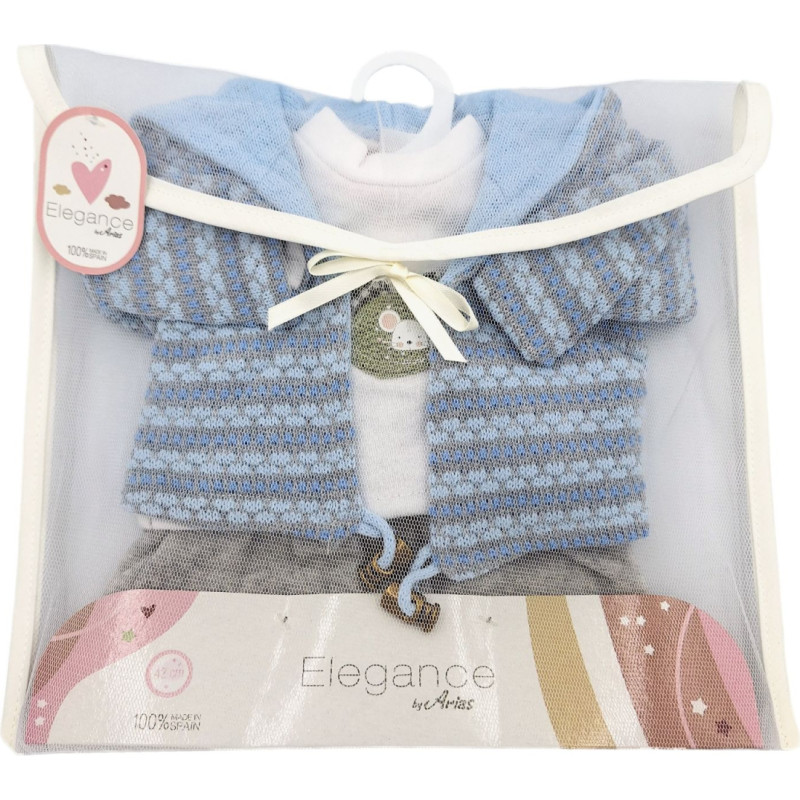 Arias lėlės kūdikio rūbeliai, 42 cm