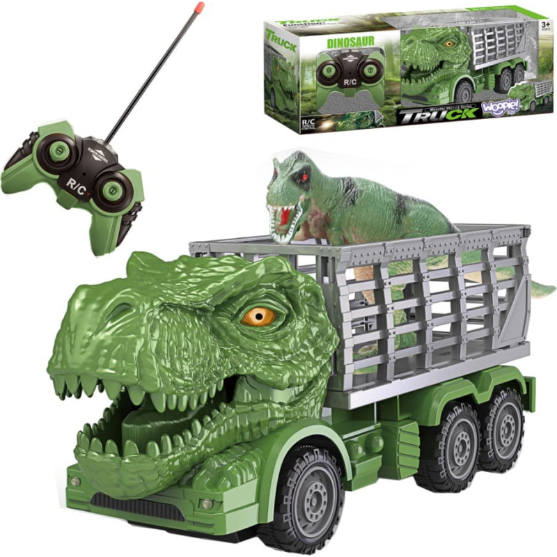 Woopie 45548 Samoch&oacute;d zdalnie sterowany RC Dinozaur zielony