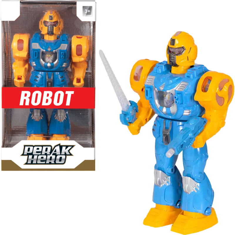 ROBOTA NA BATERIE HERO ŚWIATŁO I DŹWIĘK