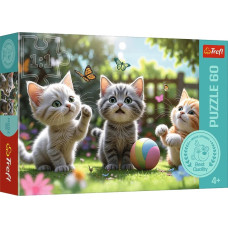 Trefl 17412 Puzzle 60 Trzy kociaki