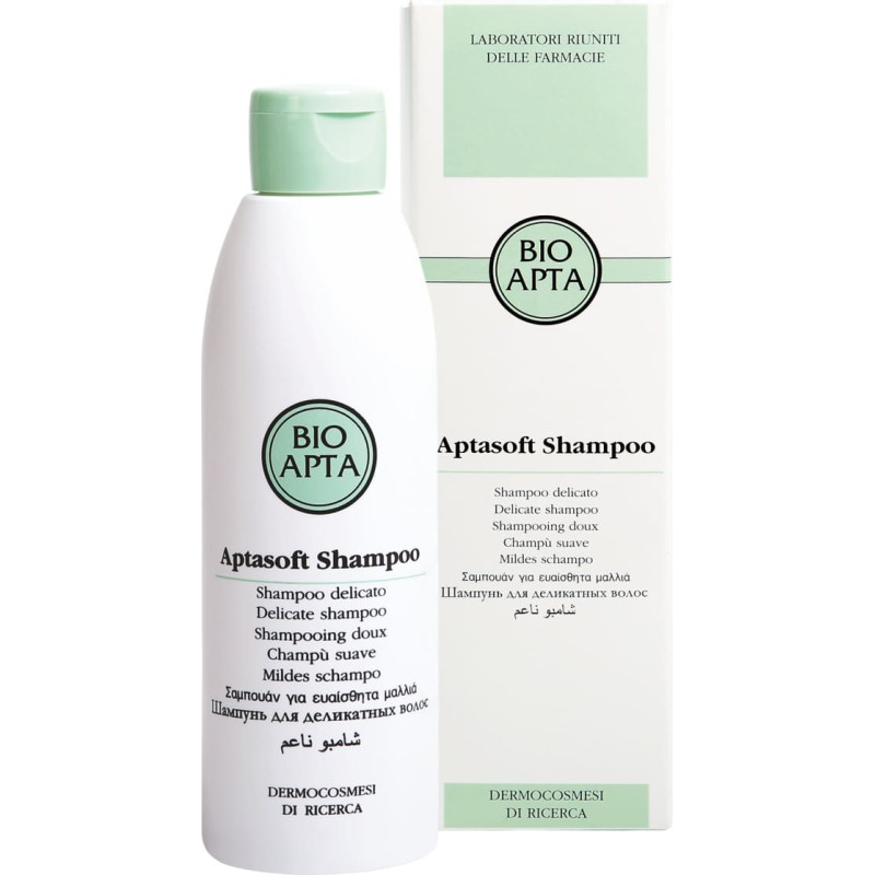 Bioapta Aptasoft shampoo (sulfate-free shampoo for frequent/daily use, pH 5.5) 200ml