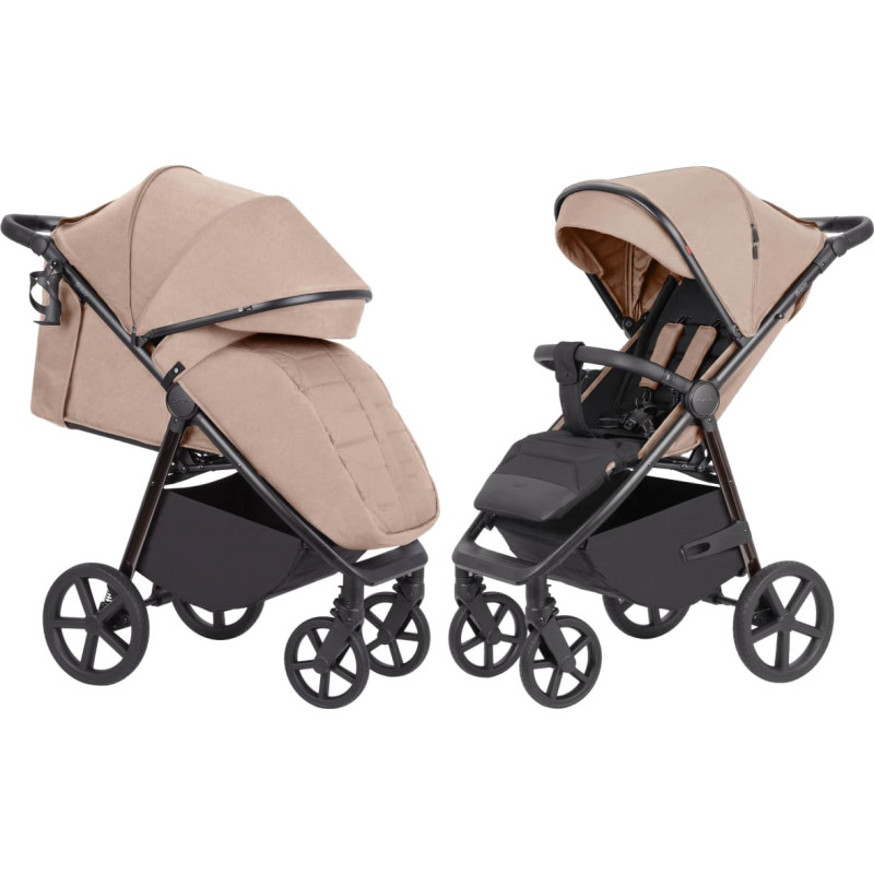 Carrello Baby Vaikiškas vežimėlis Bravo plus CRL-5515 Royal Beige