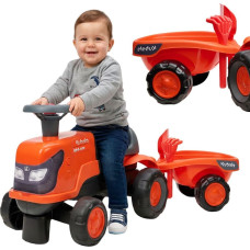 Falk FALK Kubota oranžinis traktorius su priekaba ir priedais, nuo 1 metų