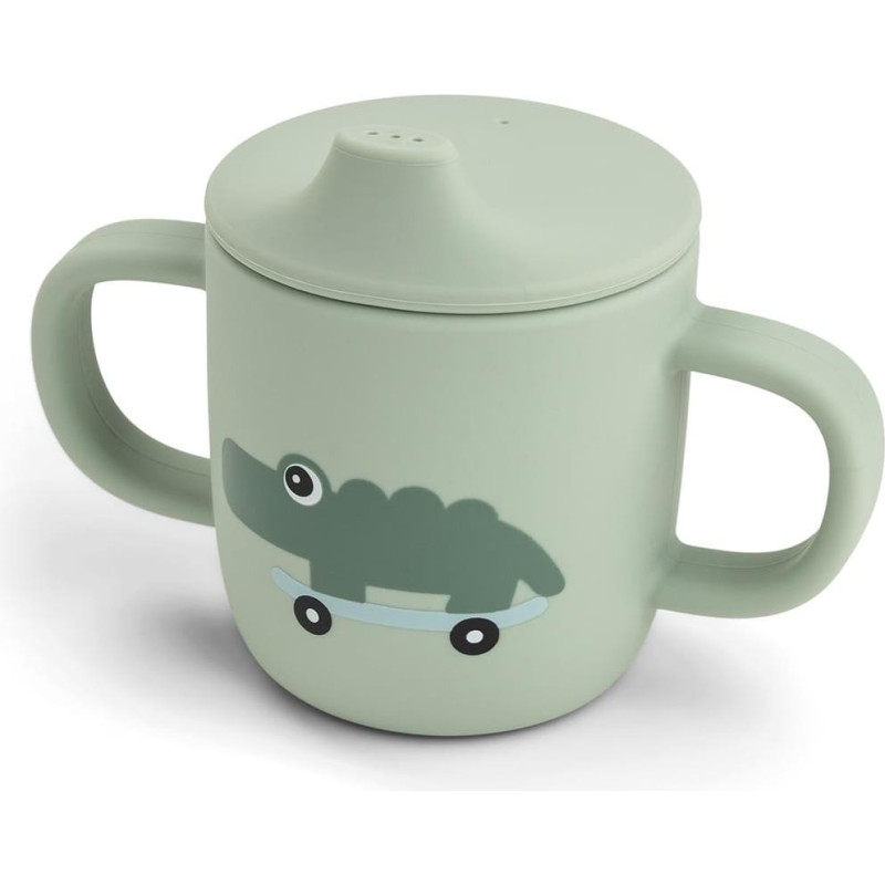 Done By Deer snapuotas geriamasis puodelis Playground Green