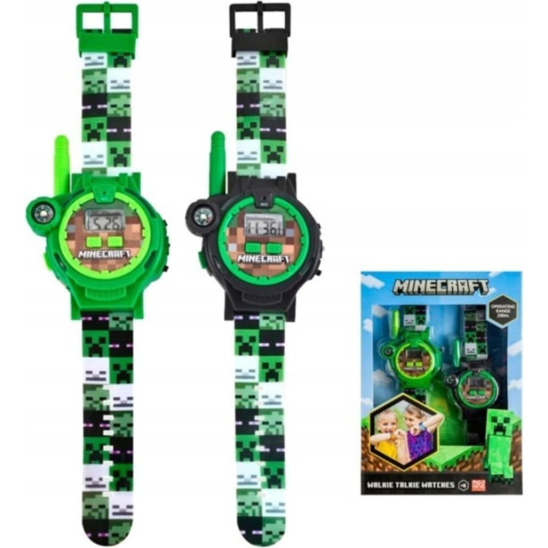 Kids Euroswan - Akcesoria Licencyjne WALKIE TALKIE WATCH SET 2 IN 1 MINECRAFT