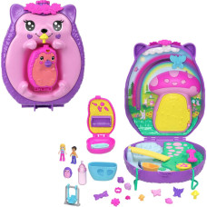 Polly Pocket Large Wearable Compact - Hedgehog Mama & Baby