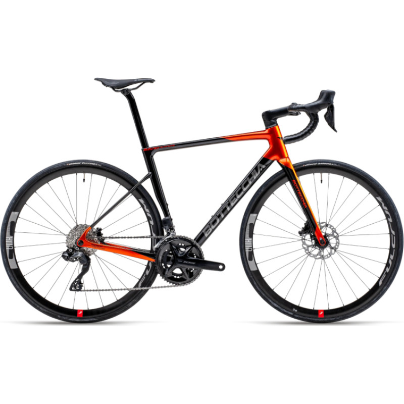 Bottecchia Maanteeratas BOTTECCHIA 8avio Ultimate - Shimano 105 24s - 71 Black Orange (XS)