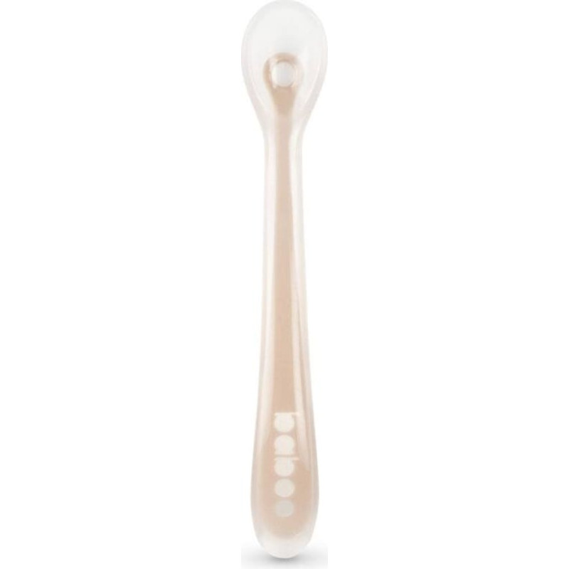 Baboo Silicone spoon Au Naturale, 6+ months