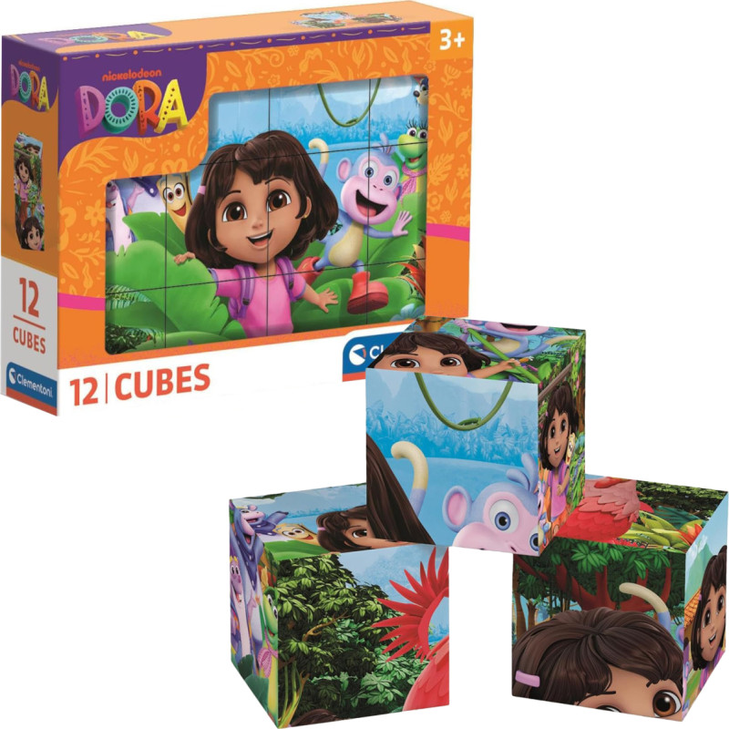 KLOCKI OBRAZKOWE DORA 12 ELEM.