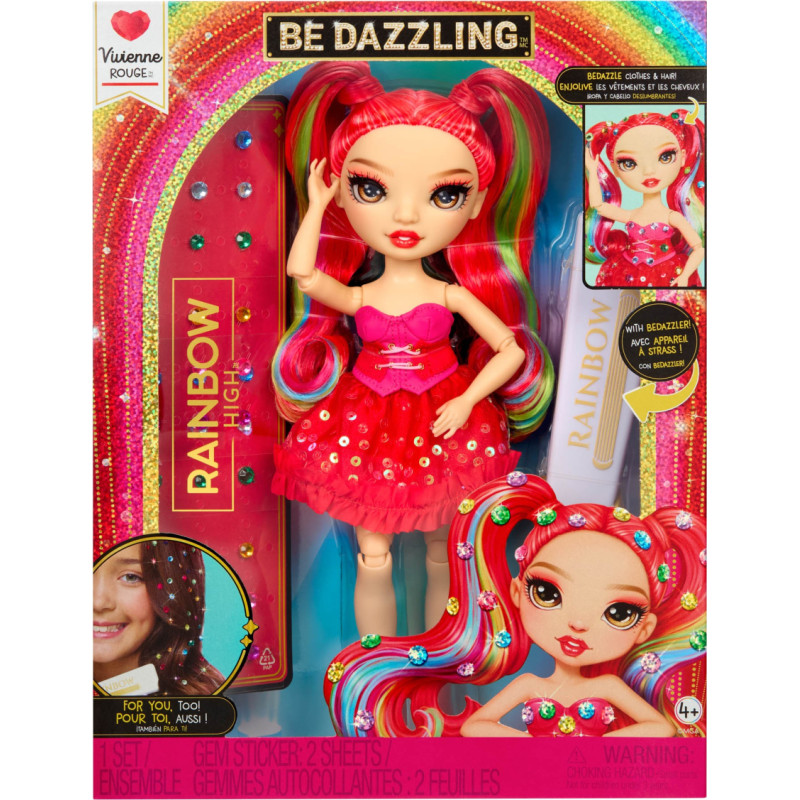 Rainbow High Be Dazzling-Vivienne Rouge 597803-EUC