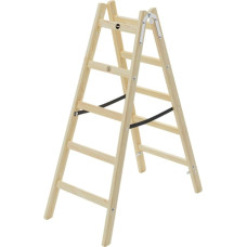 „Hailo“ dvipusės kopėčios H40 StandardLine, medinės, 2 × 5 pakopos