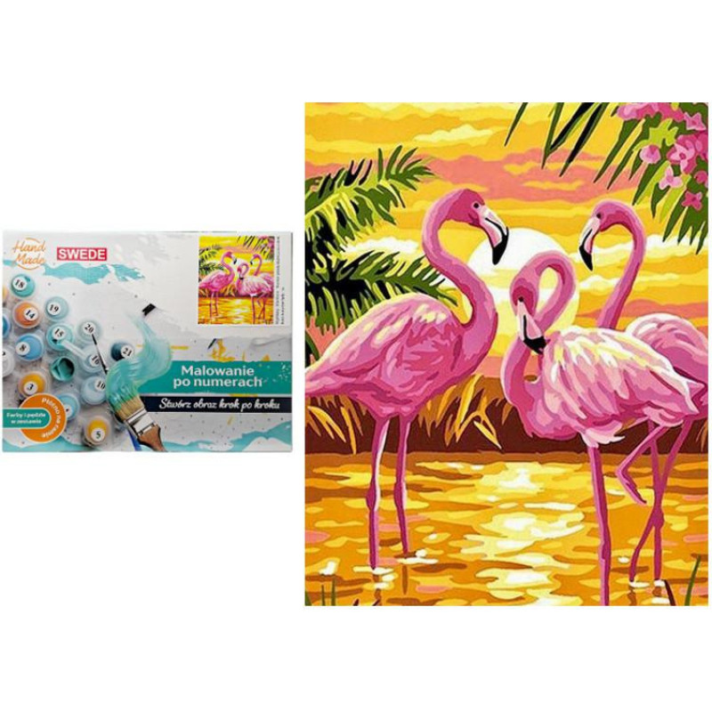 Other Painting by the numbers - 07428 - FLAMINGOS