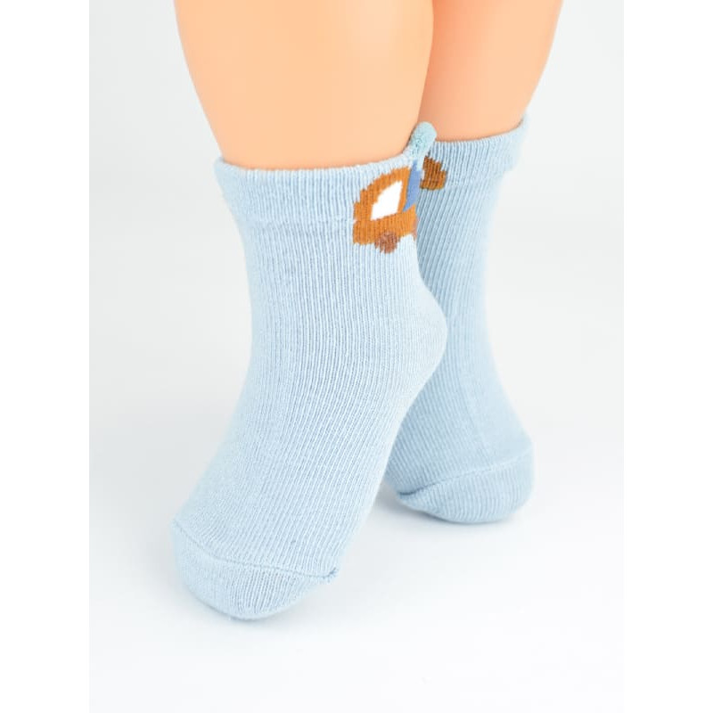 Noviti SB174-B-01 Skarpety niemowlęce bawełniane autka mix 12-18m