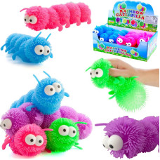 GNIOTEK GUMOWY ŚWIECĄCY GĄSIENICA