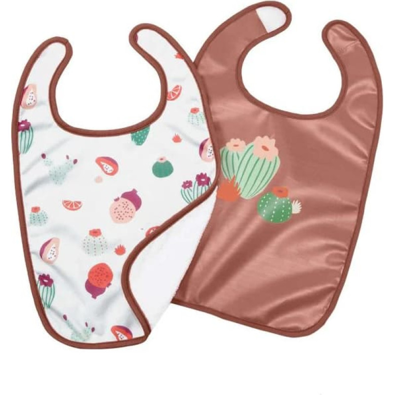Babytolove SET OF 2 BIBS - CACTUS GARDEN