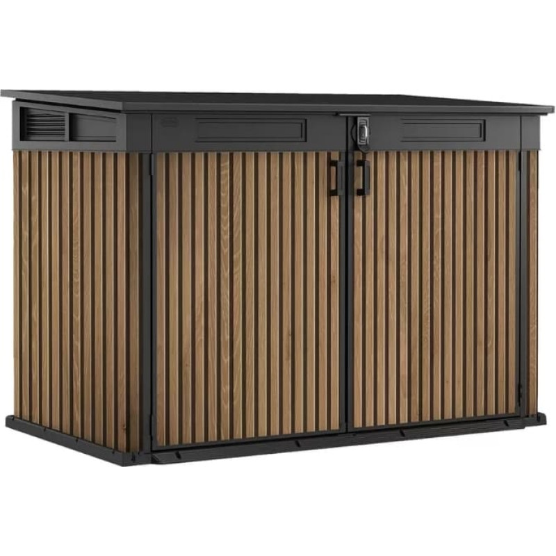 Keter Dārza šķūnītis Deco Horizontal Shed silti brūns tonis