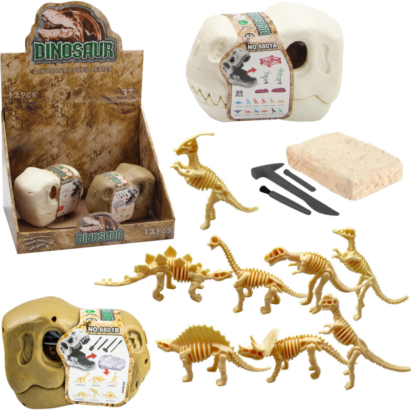 WYKOPALISKA DINOZAURY SZKIELET PALEONTOL