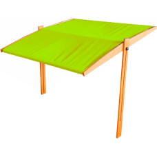 Impregnēts jumtiņš smilšu kastei 120×120 cm, zaļš