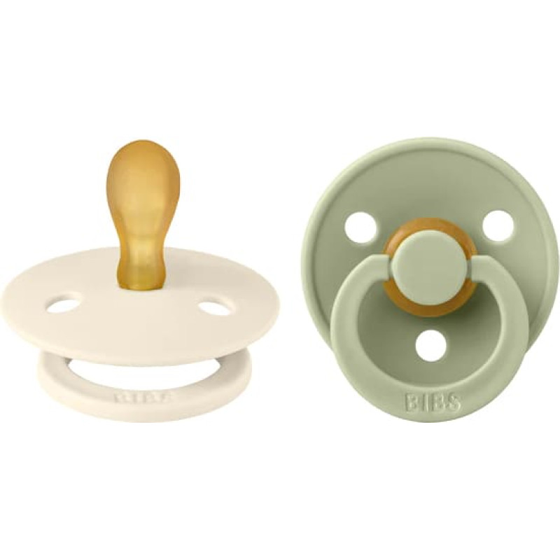 Bibs Knupī&scaron;u komplekts BIBS Colour Symmetrical Ivory / Sage - 0-6/6-18m