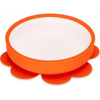 Baboo Silicone Suction Bowl Orange