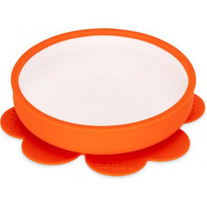 Baboo Silicone Suction Bowl Orange