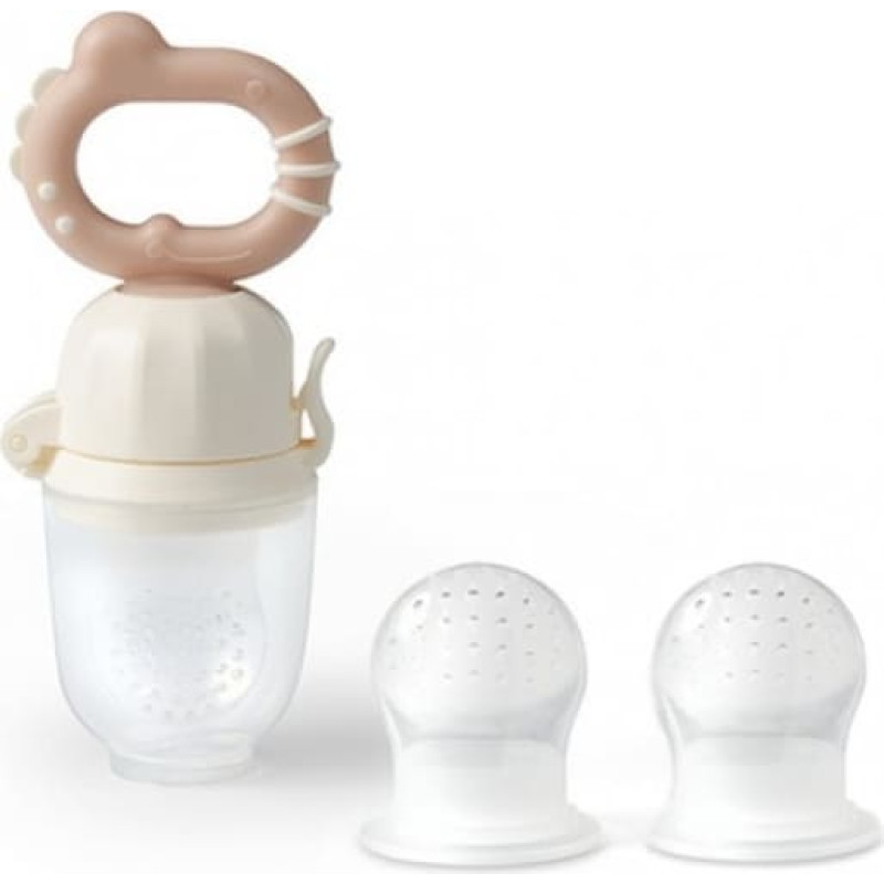 Babyono Zobgrauznis-tīkliņ&scaron; pārtikai (feeder) DINO 1551/03+ (3 uzgaļi komplektā)