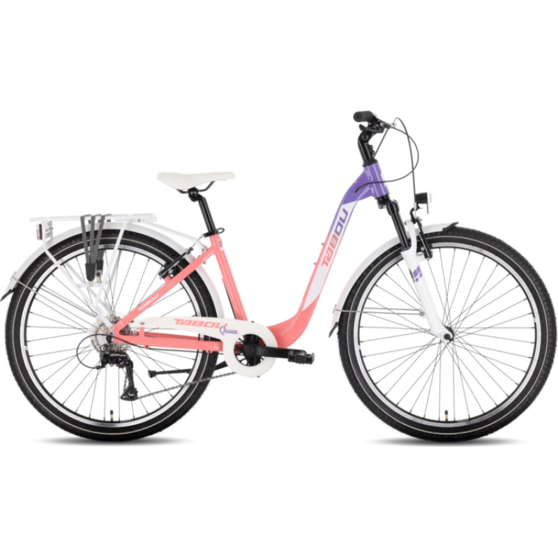 Tabou Youth bicycle TABOU Queen 26, pink-white