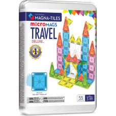 Magna-Tiles Didelis kelioninis magnetinis konstruktorius &bdquo;Micromags&ldquo;, 55 det.