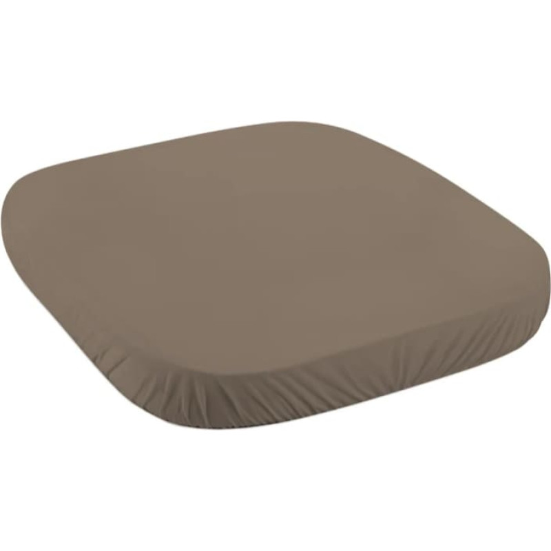 Waldin Prześcieradło bawełniane 73x73 Taupe