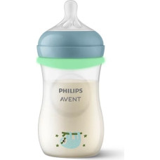 Philips Avent SCY903/81 RESPONSIVE BOTTLE NATURAL GLOW 260ML SLOTH
