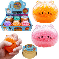 GNIOTEK SQUISHY PIEROŻEK KOTEK Z KULKAMI