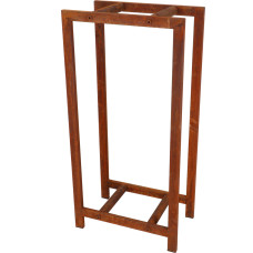 Malku glabāšanas statīvs/nēsātājs M, rūsēts, 37,8 x 23,2 x 77 cm