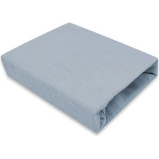 Miminu KIECZMERSKI Prześcieradło muślin do w&oacute;zka / gondolki 80x35 jeans