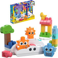 Mega Bloks Blocks - hth43 -MEGA BLOKS - RISE & SNOOZE NIGHT LIGHT - 30 pcs