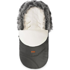 Sensillo Eskimo Romper Bag – graphite/polar fleece