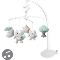 Babyono OWL SOFIA crib mobile with music box