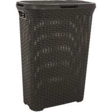 Curver Veļas kaste Style 40L 44,8x26,5x61,5cm tumši pelēka