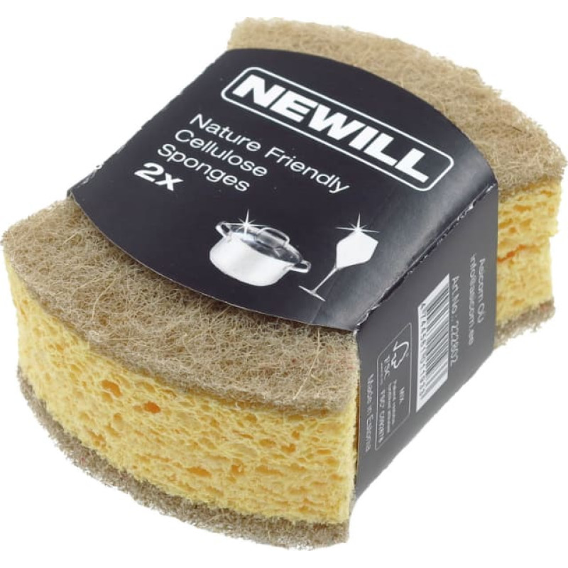 Newill Dabai draudzīgi celulozes sūkļi, 2gab.