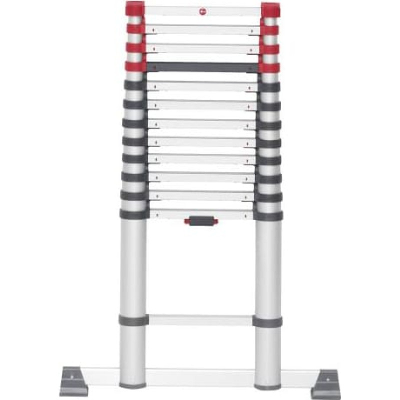 Hailo Kāpnes teleskopiskās T80 FlexLine / alumīnija / 13 pakāpieni