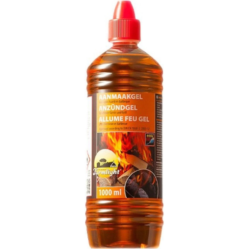 Farmlight Bio aizdedzināšanas gēls 1000ml oranžs