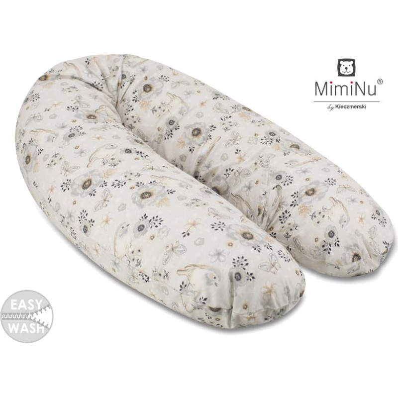 Miminu KIECZMERSKI Rogal poduszka bawełna do karmienia i pozycjonowania 185cm