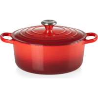 Le Creuset Čuguna katls apaļš Ø26cm / 5,3L sarkans