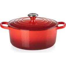 Le Creuset Čuguna katls apaļš Ø26cm / 5,3L sarkans